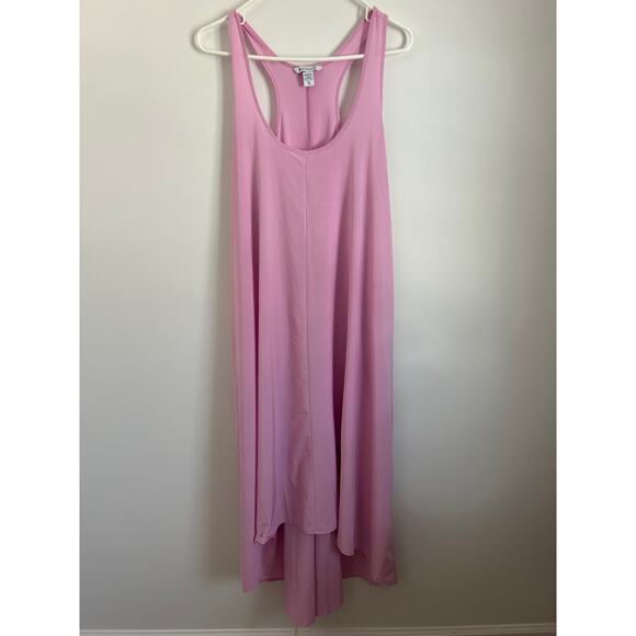 Athleta Presidio Traveler Racerback High-Low Sleeveless Dress Quartz Pink XL - Picture 3 of 9